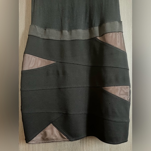 BCBG MaxAzria fitted mini dress with rock vibes - Picture 3 of 9